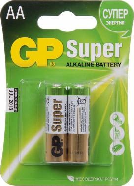 27800 Батарея GP Super Alkaline 15A LR6 AA (2шт.уп.) (Аккумуляторы и Элементы питания / Аккумуляторы и Элементы питания) - It-monolit: компьютеры, и комплектующие.
