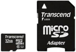 23634 Карта памяти MicroSDHC 32Gb Transcend Class10 (TS32GUSDU1) + adapter (Флеш, карты памяти, картридеры / Носители информации) - It-monolit: компьютеры, и комплектующие.