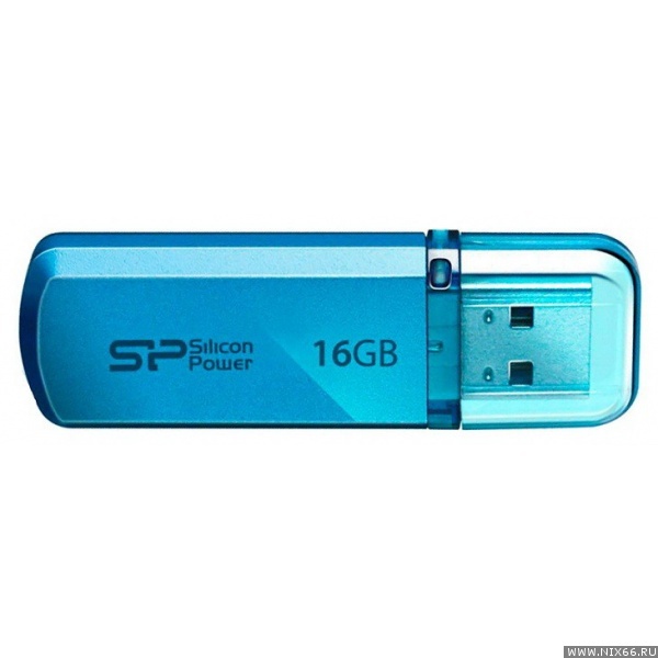 15181 USB FLASH DRIVE 16GB Silicon Power Helios 101 Blue SP016GBUF2101V1B (Флеш, карты памяти, картридеры / Носители информации) - It-monolit: компьютеры, и комплектующие.