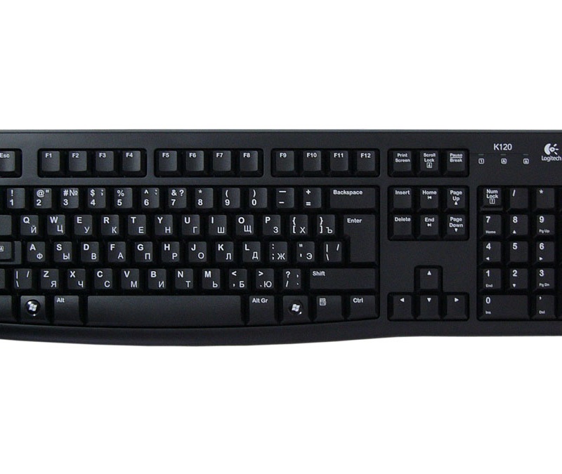 11592 Клавиатура Logitech K120 for business (920-002522) USB (Клавиатуры, мыши / Периферия и аксессуары) - It-monolit: компьютеры, и комплектующие.